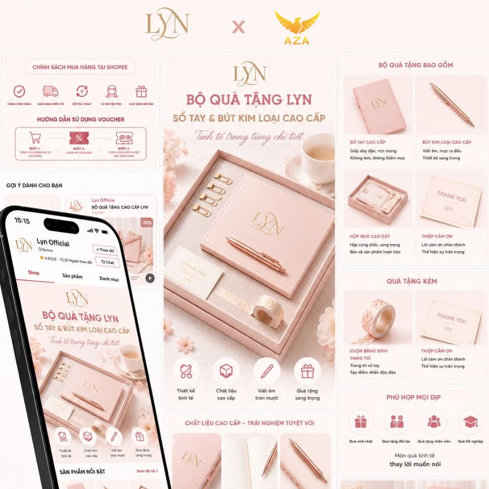 AZA thiết kế gian hàng chuyên nghiệp 3